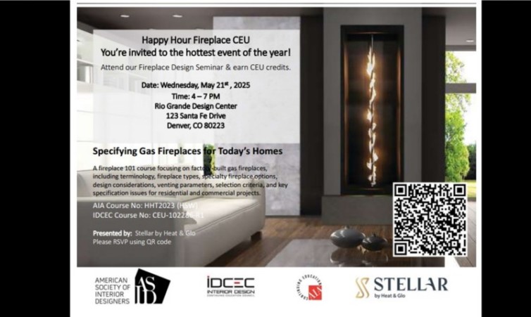 Join ASID Colorado/New Mexico and Hearth & Home Technologies… 